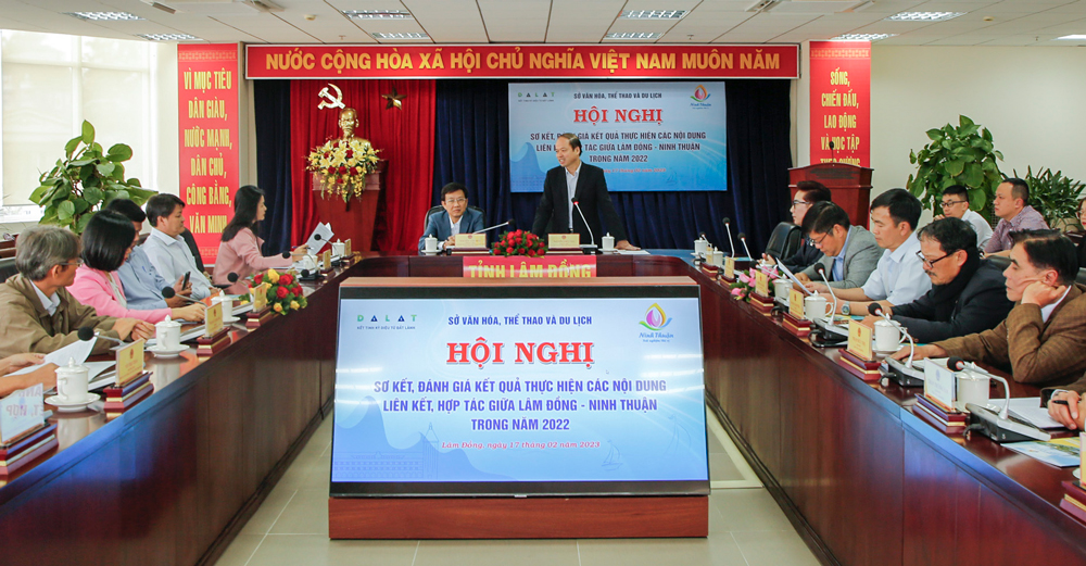 Sơ kết Chương trình hợp tác phát triển văn hoá, thể thao và du lịch Ninh Thuận – Lâm Đồng