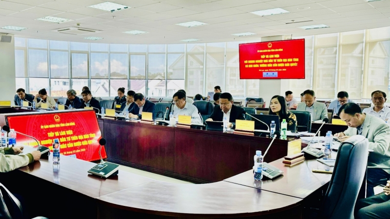 Phó Chủ tịch UBND tỉnh Võ Ngọc Hiệp chủ trì tiếp doanh nghiệp tháng 3