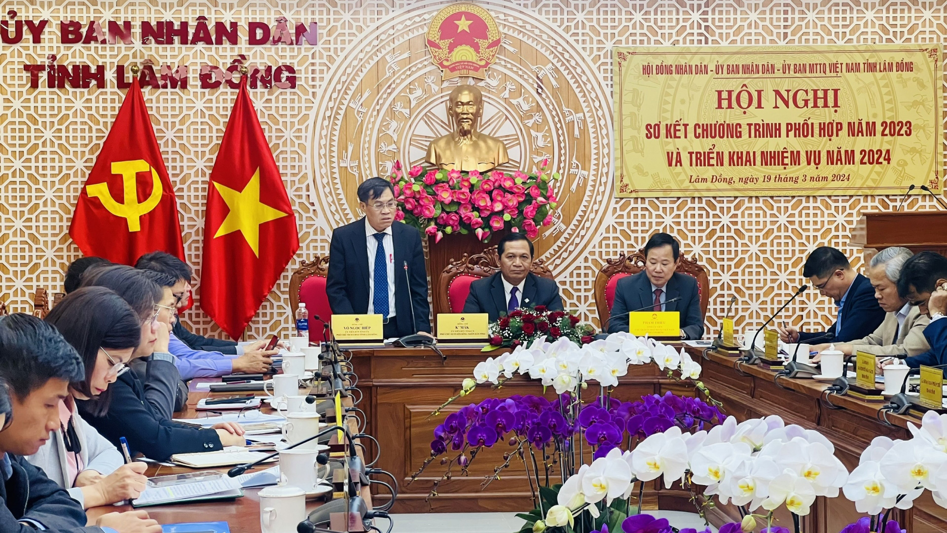 Sơ kết chương trình phối hợp hoạt động giữa HĐND, UBND và Ủy ban MTTQ Việt Nam tỉnh