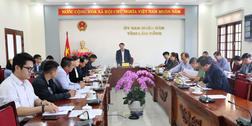 Phó Chủ tịch UBND tỉnh Phạm S làm việc về công tác chuẩn bị Tuần lễ Vàng Du lịch Lâm Đồng năm 2023