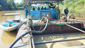Cát Tiên: Tăng cường quản lý khai thác cát trên sông Đồng Nai