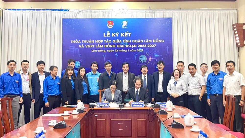 Tỉnh Đoàn và Viễn thông Lâm Đồng phối hợp thúc đẩy chuyển đổi số trong thanh niên