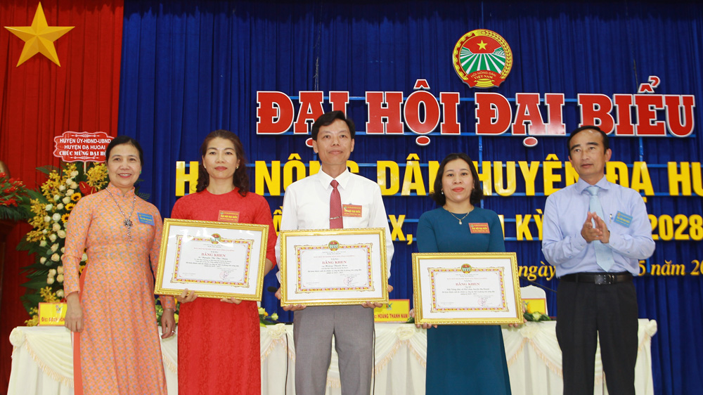 Đại hội đại biểu Hội Nông dân huyện Đạ Huoai lần thứ IX, nhiệm kỳ 2023 - 2028