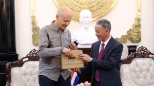 Chủ tịch UBND tỉnh Lâm Đồng Trần Văn Hiệp tiếp Đại sứ đặc mệnh toàn quyền Vương quốc Hà Lan