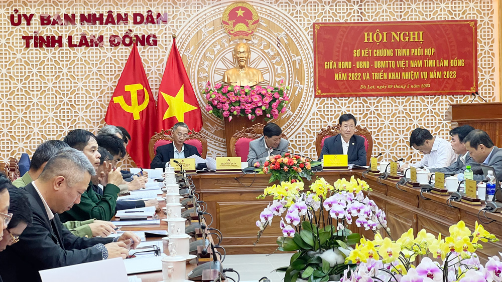 Sơ kết Chương trình phối hợp công tác giữa HĐND, UBND và Ủy ban MTTQ Việt Nam tỉnh