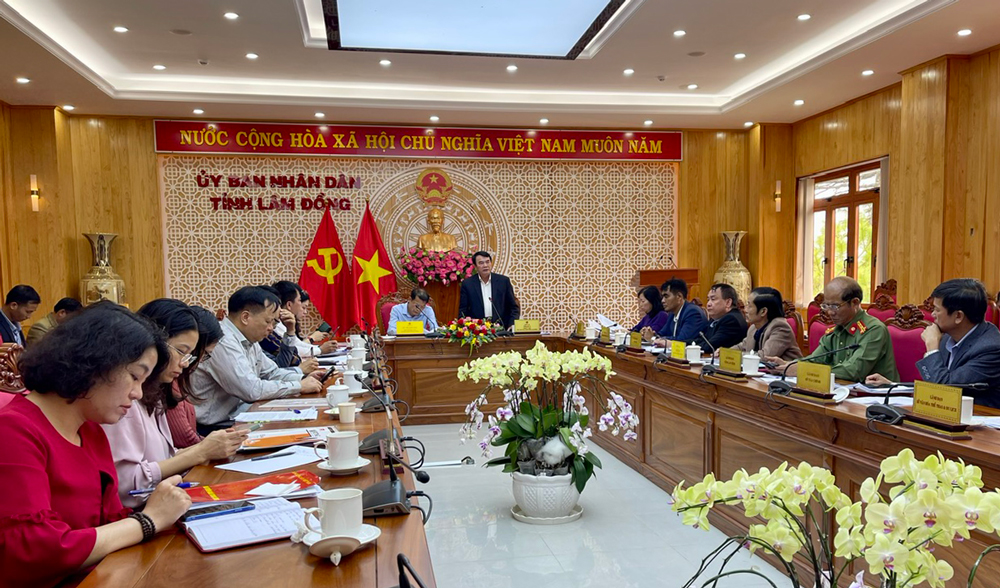 Đoàn công tác Ban Tuyên giáo Trung ương làm việc với UBND tỉnh Lâm Đồng