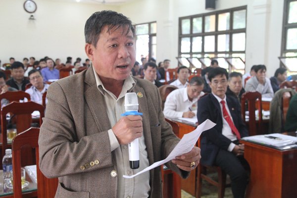 Đại biểu HĐND TP Bảo Lộc đặt câu hỏi chất vấn tại kỳ họp thứ 8 HĐND TP Bảo Lộc khóa V
