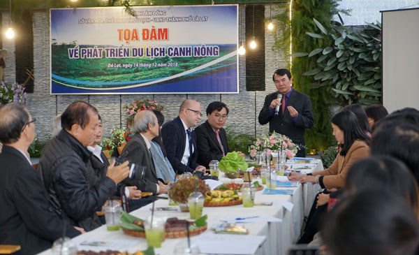 Phó Chủ tịch UBND tỉnh Phạm S phát biểu tại Tọa đàm