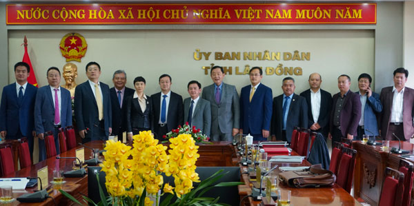 Phó Chủ tịch UBND tỉnh Lâm Đồng – Phan Văn Đa gặp gỡ các nhà đầu tư Trung Quốc