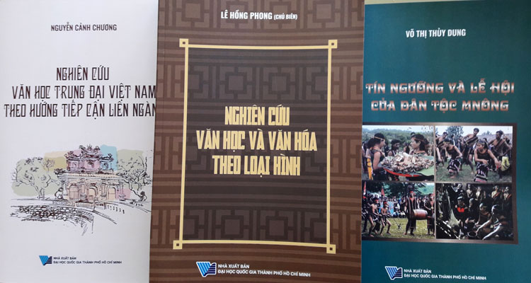 Ba tác phẩm - công trình nghiên cứu về văn học, văn hóa dân gian do NXB Đại học Quốc gia TP Hồ Chí Minh ấn hành