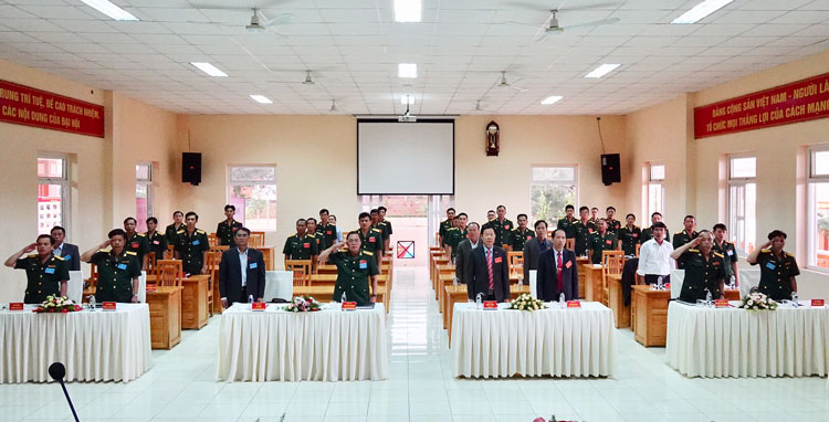 Toàn cảnh Đại hội Đảng bộ Quân sự huyện Lạc Dương