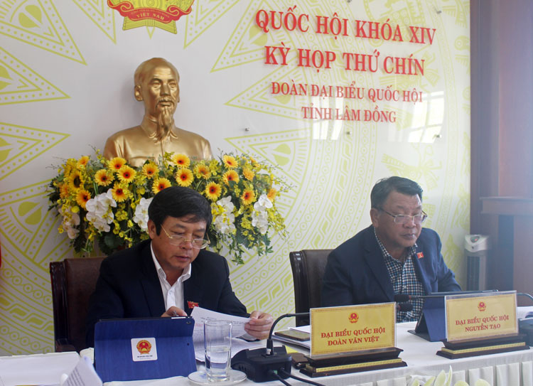 Thảo luận trực tuyến về các Dự án luật Biên phòng Việt Nam, Luật Doanh nghiệp (sửa đổi)