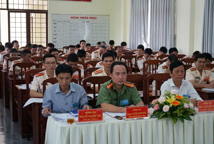 Đảng bộ Công an huyện Đạ Tẻh tổ chức Đại hội lần thứ IX, nhiệm kỳ 2020 - 2025
