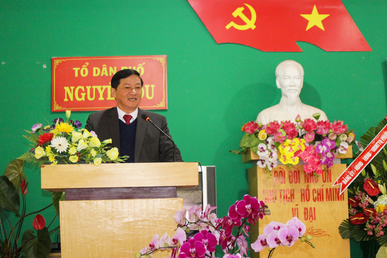 Bí thư Tỉnh ủy Lâm Đồng Trần Đức Quận dự ngày hội Đại đoàn kết toàn dân