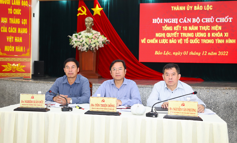 Bảo Lộc: Tổng kết 10 năm thực hiện Nghị quyết Trung ương 8 khóa XI
