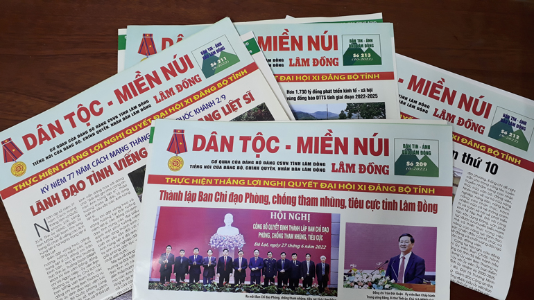 Bản tin ảnh “Dân tộc - Miền núi Lâm Đồng” - Báo Lâm Đồng sẽ được nâng cao chất lượng và tăng trang để thực hiện tốt hơn công tác thông tin, tuyên truyền