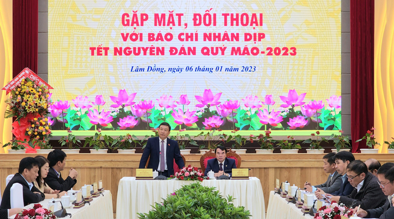 Gặp mặt, đối thoại báo chí nhân dịp Tết Nguyên đán Qúy Mão 2023