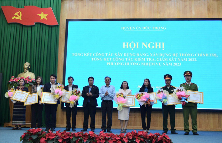 Đức Trọng: Tổng kết công tác xây dựng Đảng, công tác kiểm tra, giám sát năm 2022