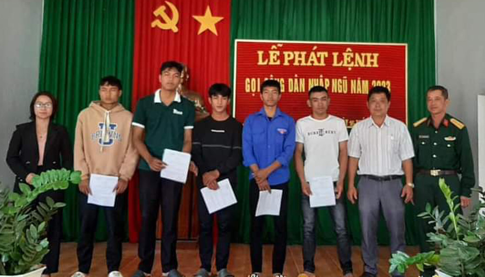 Đức Trọng: Phát lệnh gọi công dân nhập ngũ