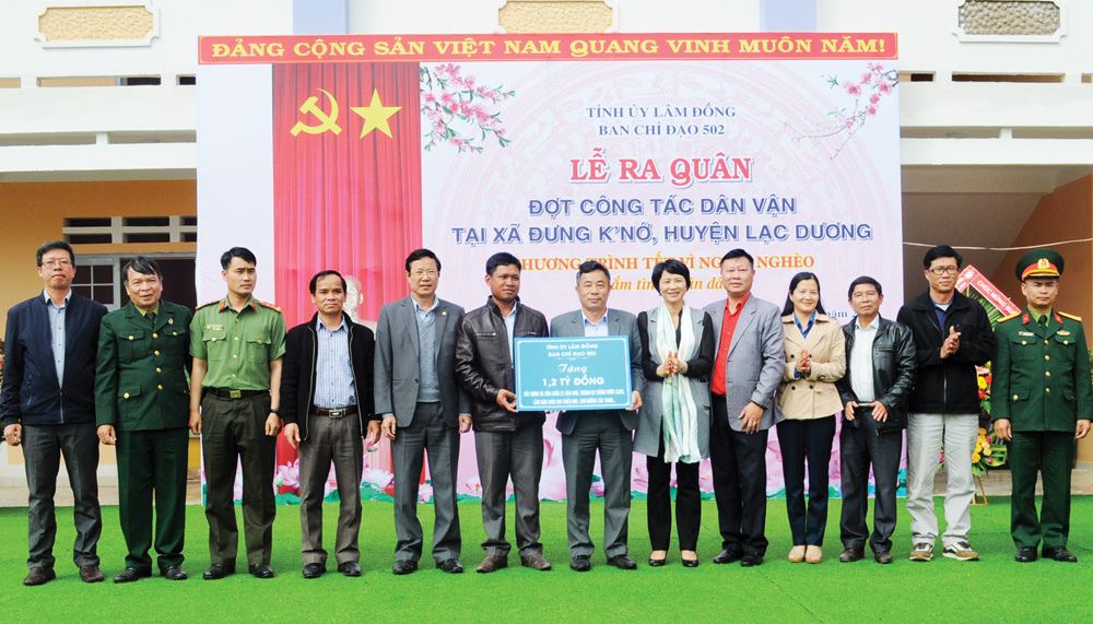 Dấu ấn công tác dân vận vùng sâu