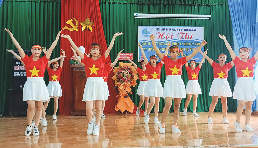 Sân chơi thú vị, rèn luyện sức khỏe cho phụ nữ