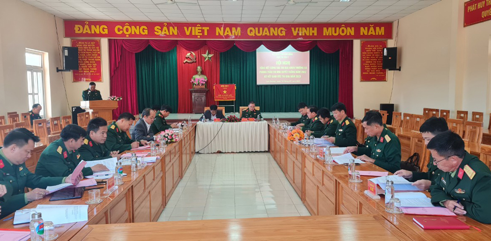 Cụm thi đua số 2 lực lượng vũ trang tỉnh tổng kết Phong trào Thi đua Quyết thắng