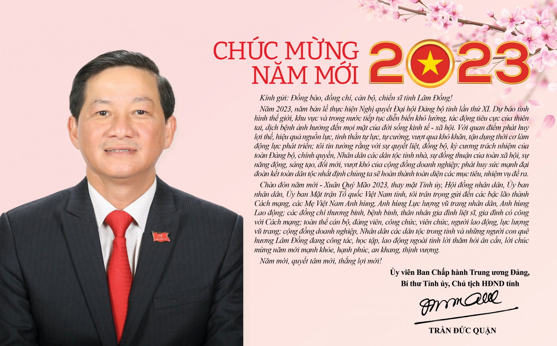 Chúc mừng năm mới Xuân Quý Mão 2023