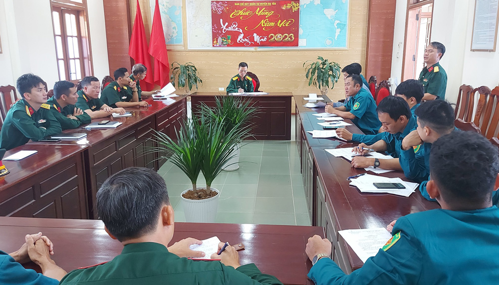 Đạ Tẻh: Giao lệnh gọi công dân nhập ngũ