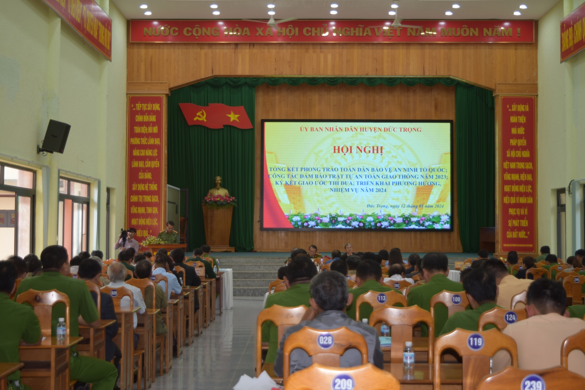 Đức Trọng tổng kết Phong trào toàn dân bảo vệ an ninh Tổ quốc năm 2023