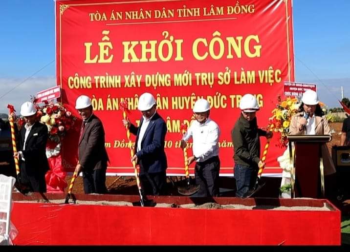 Khởi công dự án trụ sở Toà án Nhân dân huyện Đức Trọng