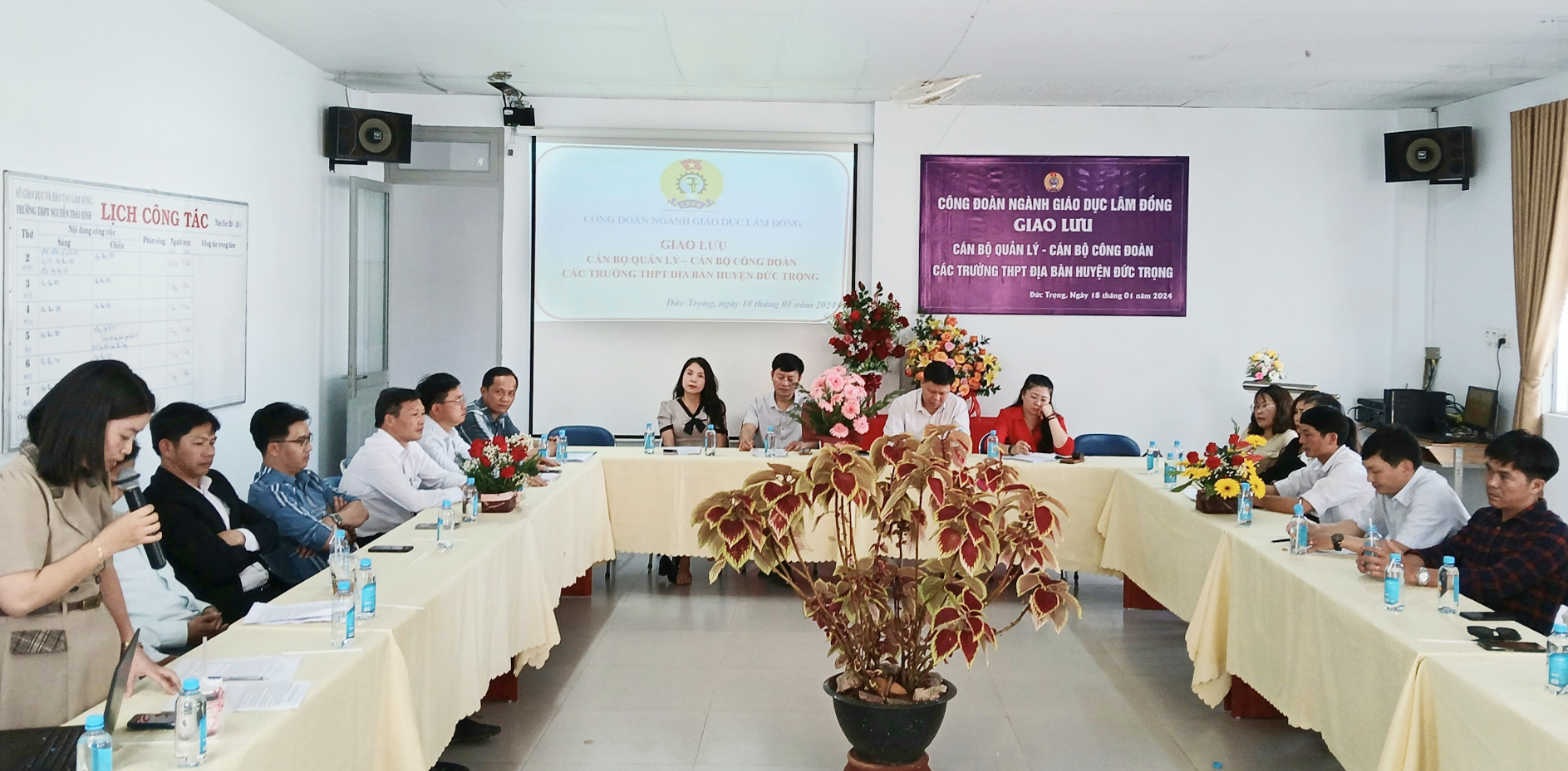 Chia sẻ kinh nghiệm, tháo gỡ khó khăn trong hoạt động Công đoàn của các Trường THPT trên địa bàn huyện Đức Trọng