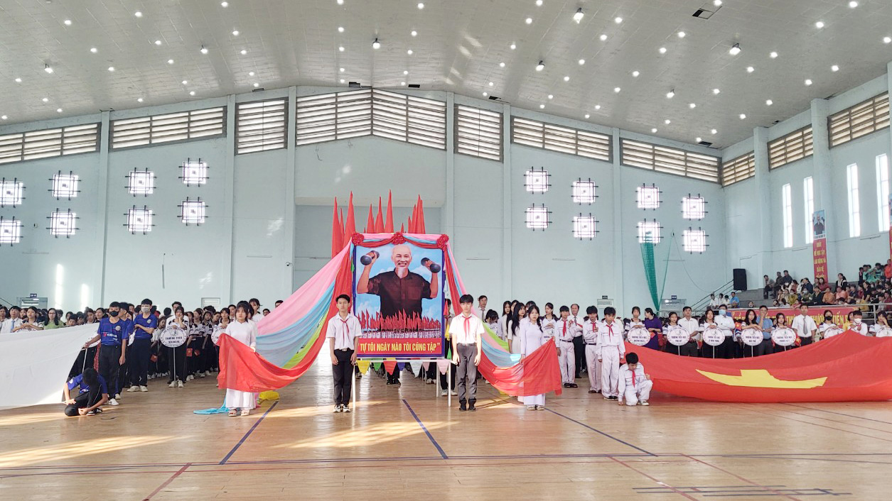 Cát Tiên: Khai mạc Hội khỏe Phù Đổng năm 2024