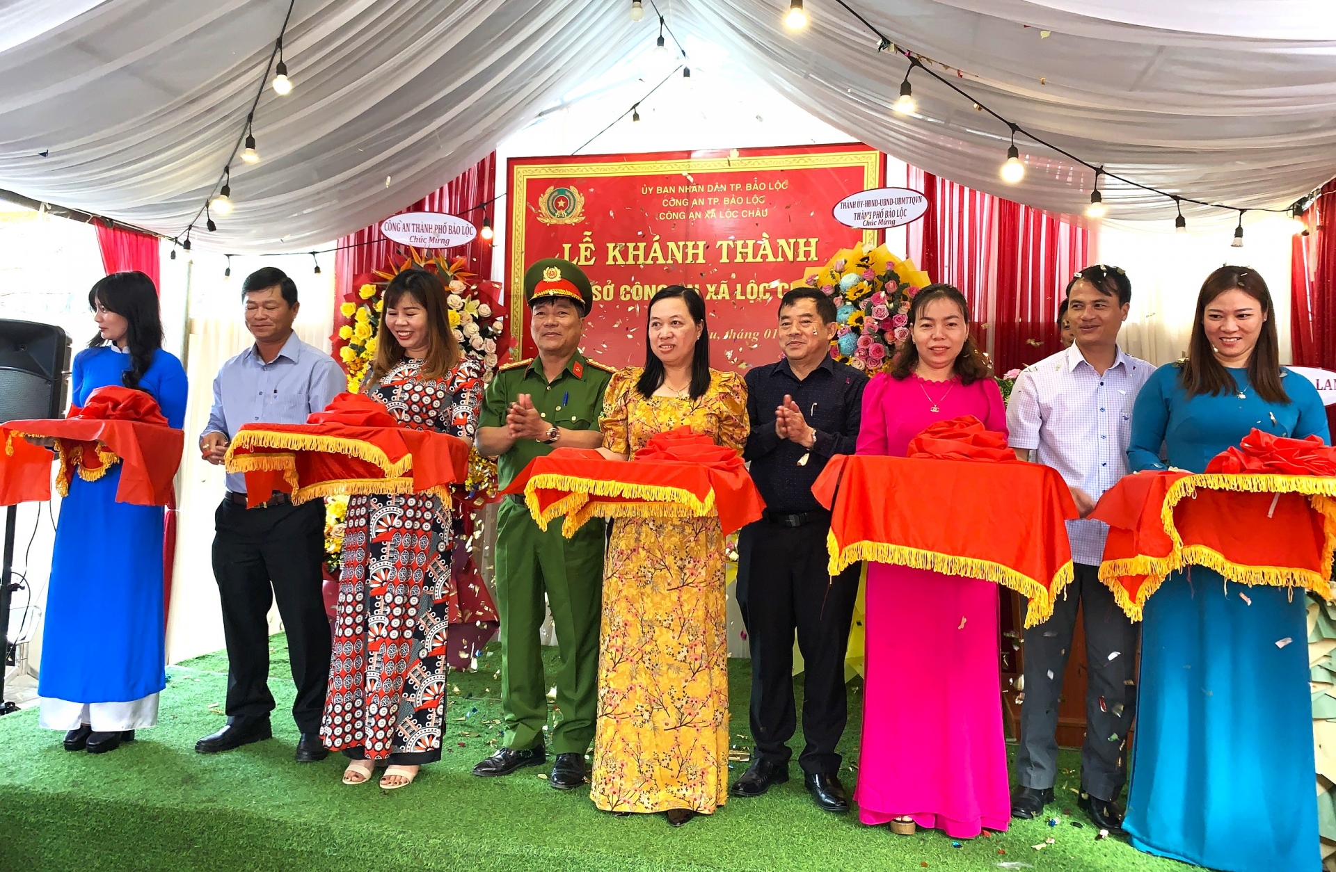 Bảo Lộc: Khánh thành, đưa vào sử dụng 2 trụ sở làm việc Công an xã