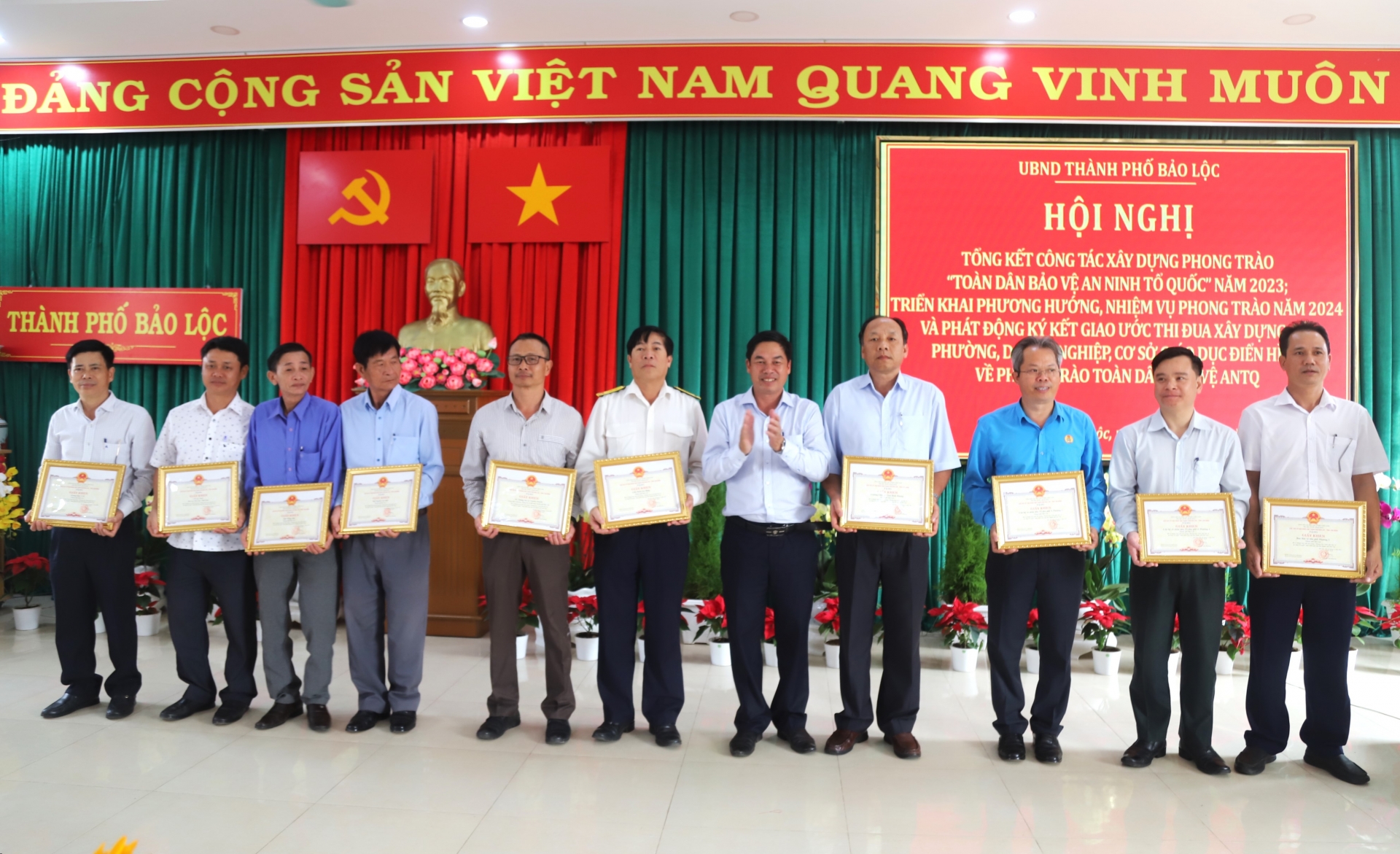 Bảo Lộc tổng kết Phong trào toàn dân bảo vệ an ninh Tổ quốc năm 2023