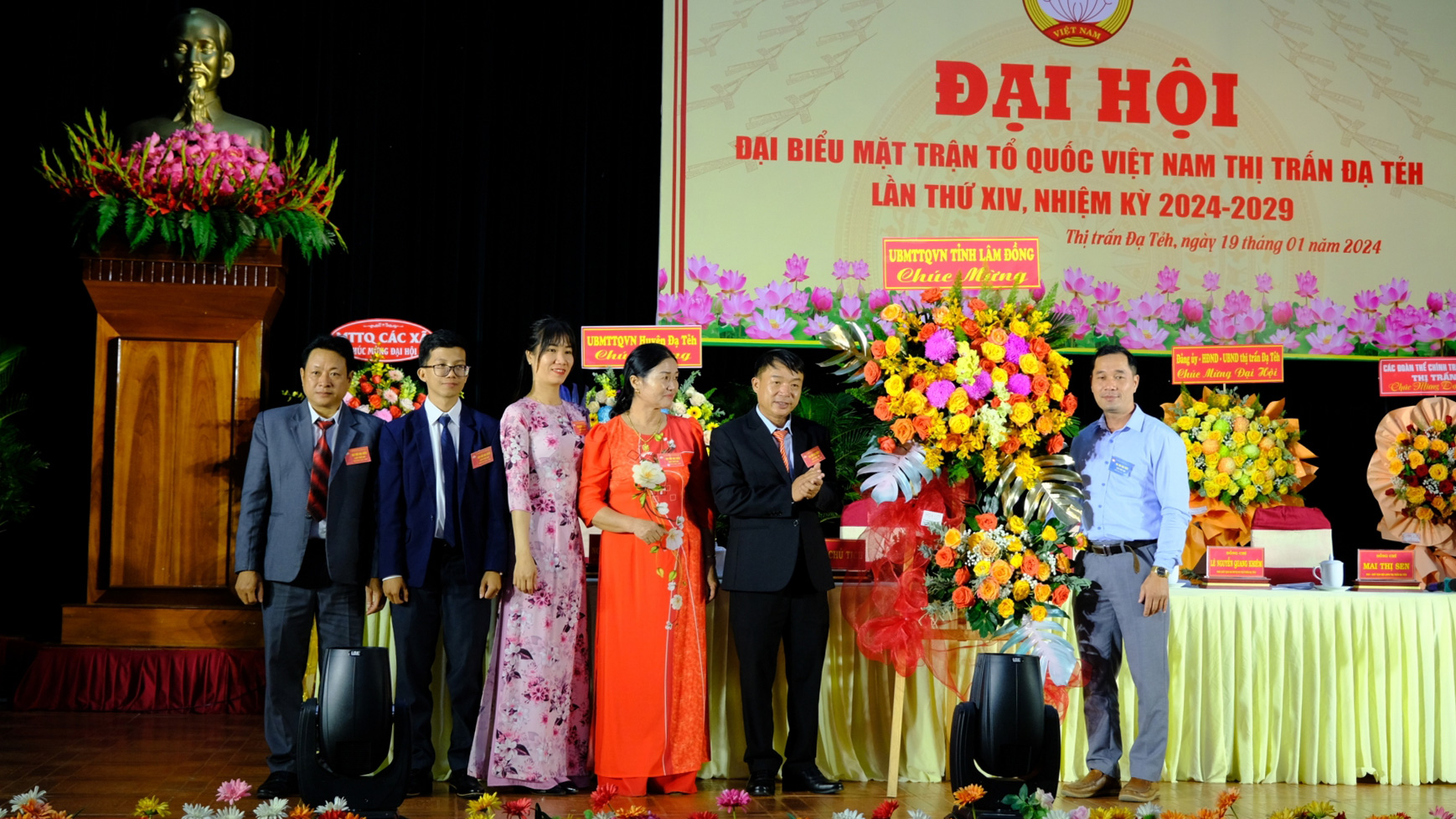 Đại hội điểm Mặt trận Tổ quốc Việt Nam thị trấn Đạ Tẻh nhiệm kỳ 2024-2029