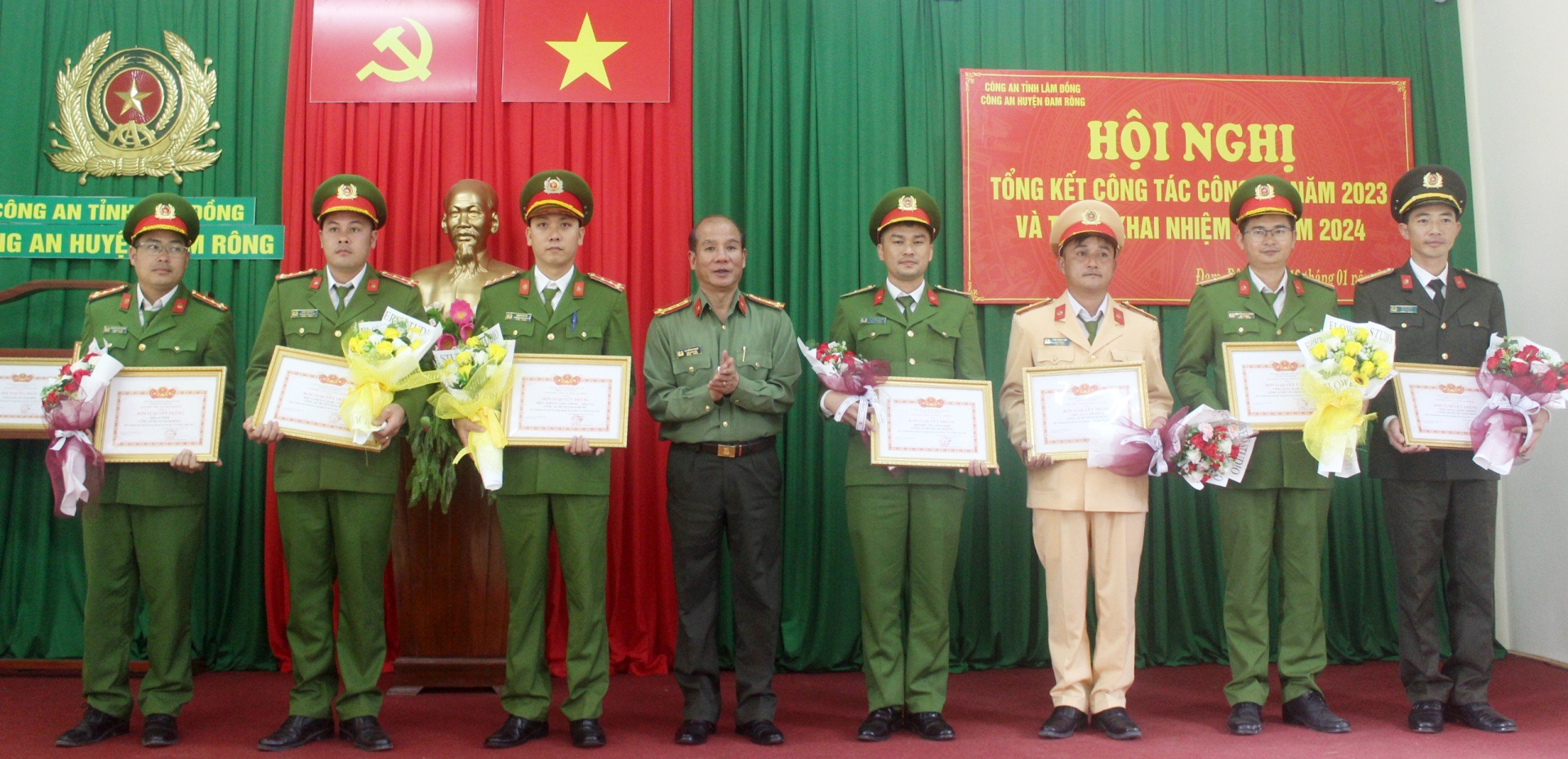 Công an Đam Rông triển khai nhiệm vụ năm 2024