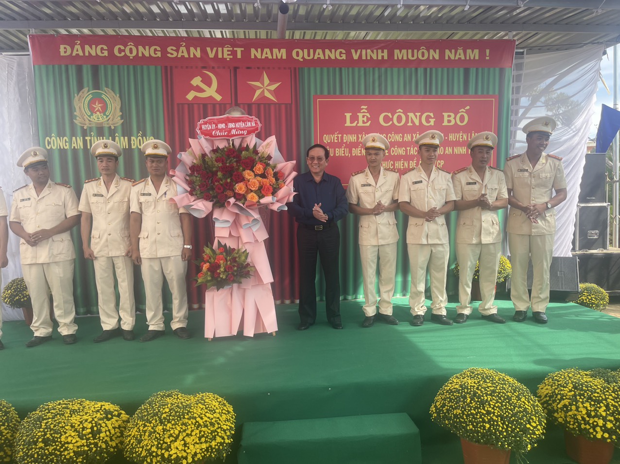 Xây dựng Công an xã Mê Linh thành xã điểm trong công tác đảm bảo an ninh trật tự và thực hiện Đề án 06