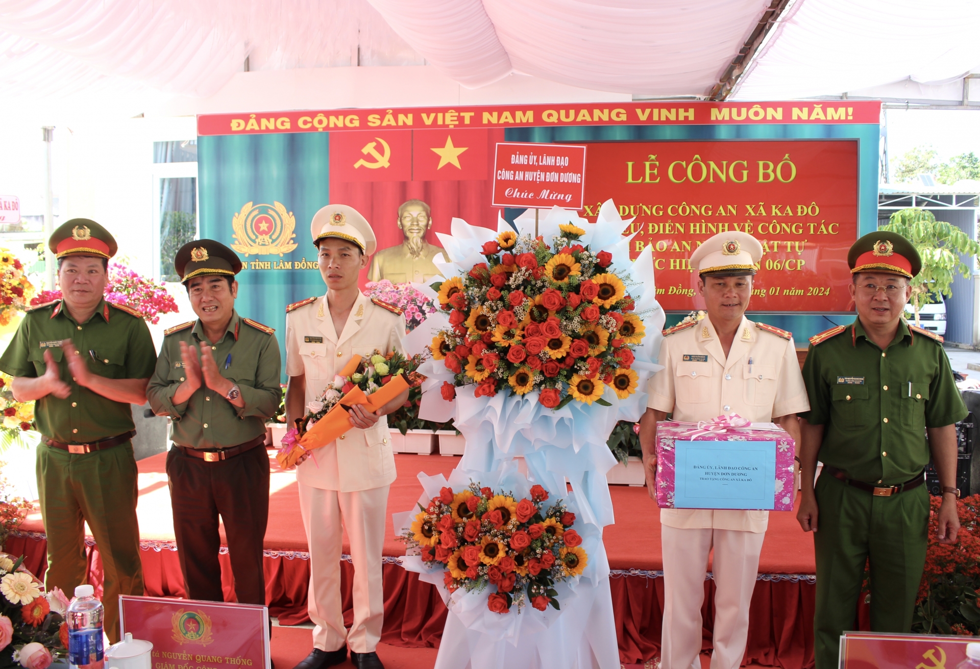 Xây dựng Công an xã Ka Đô thành xã điểm trong công tác đảm bảo an ninh trật tự và thực hiện Đề án 06