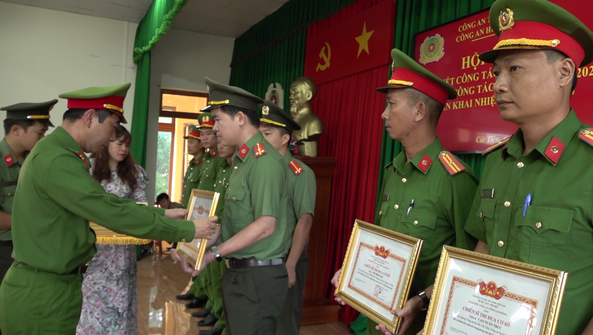 Công an huyện Cát Tiên triển khai công tác năm 2024
