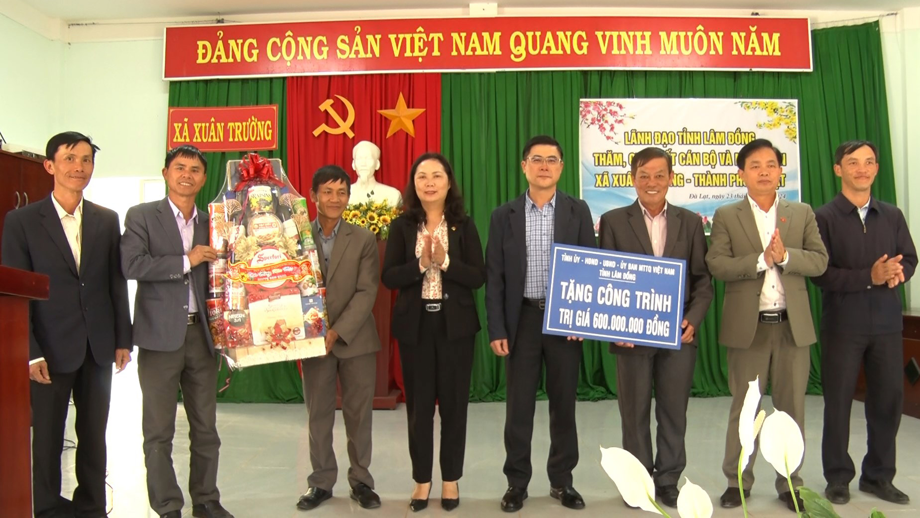 Lãnh đạo tỉnh thăm và chúc Tết cán bộ, Nhân dân xã Xuân Trường