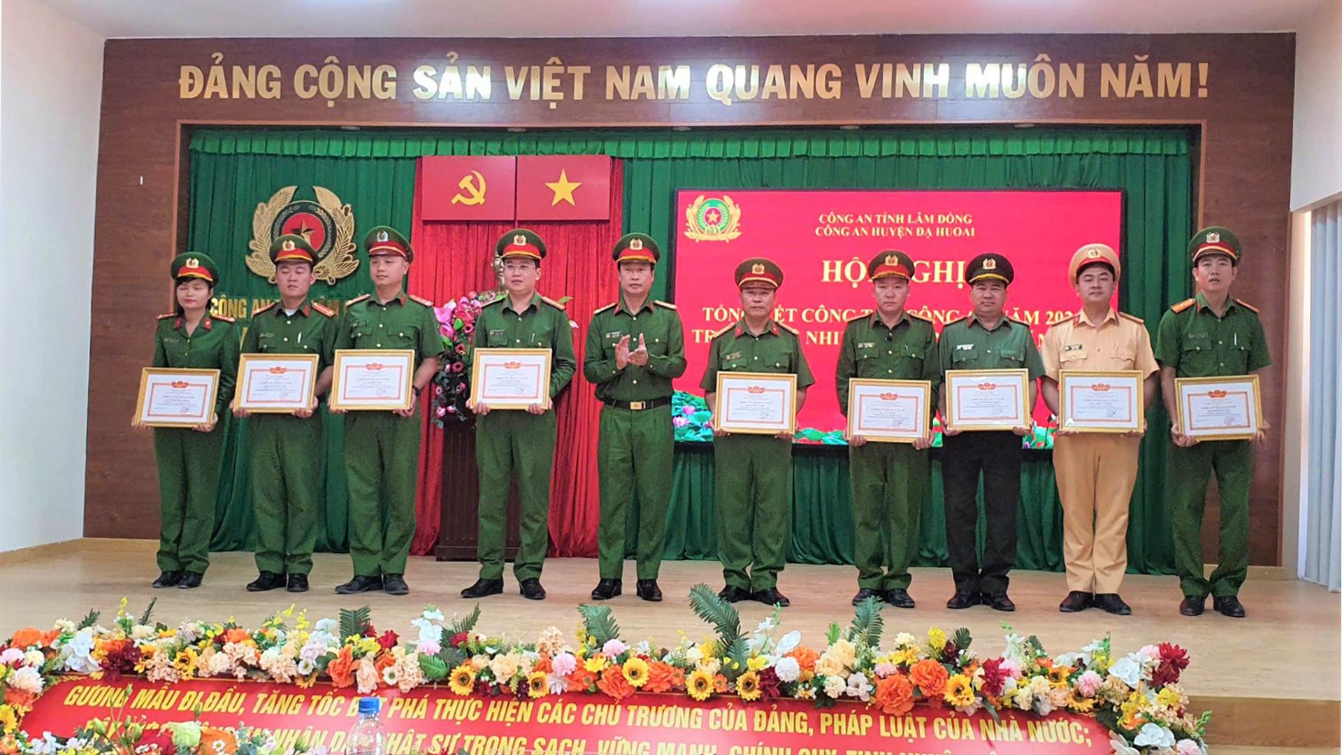 Công an huyện Đạ Huoai đạt nhiều kết quả nổi bật trong thực hiện nhiệm vụ năm 2024