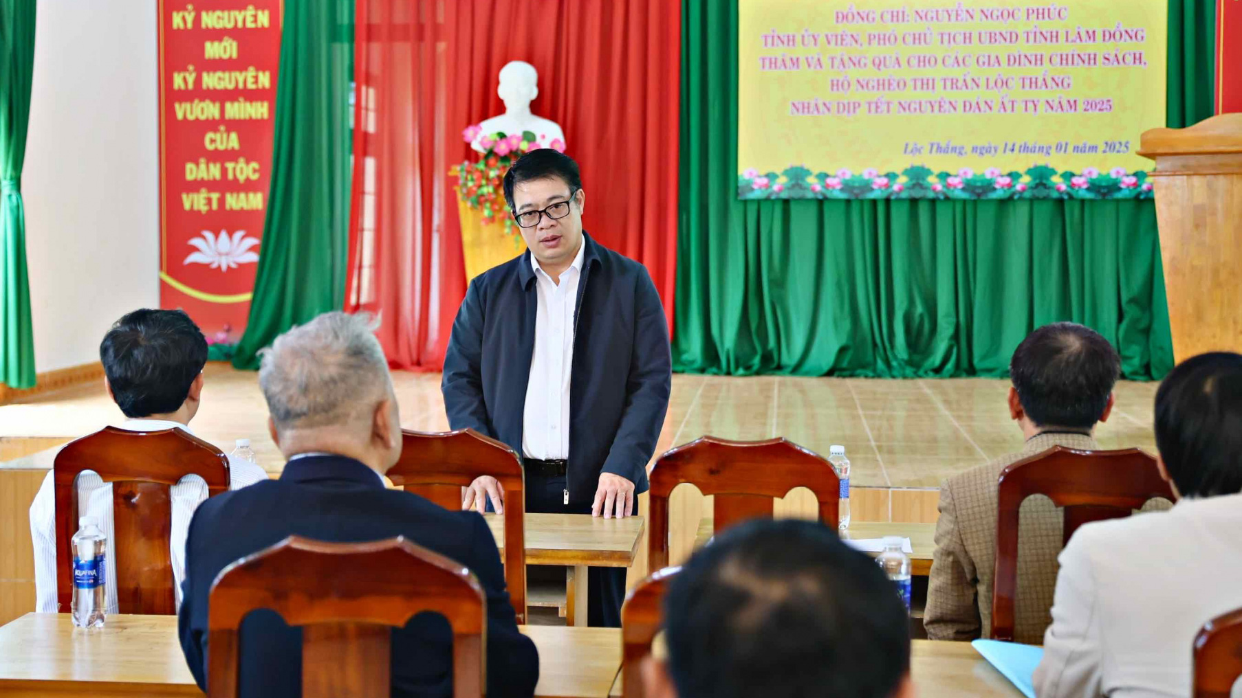Phó Chủ tịch UBND tỉnh Lâm Đồng Nguyễn Ngọc Phúc thăm, chúc Tết tại huyện Bảo Lâm
