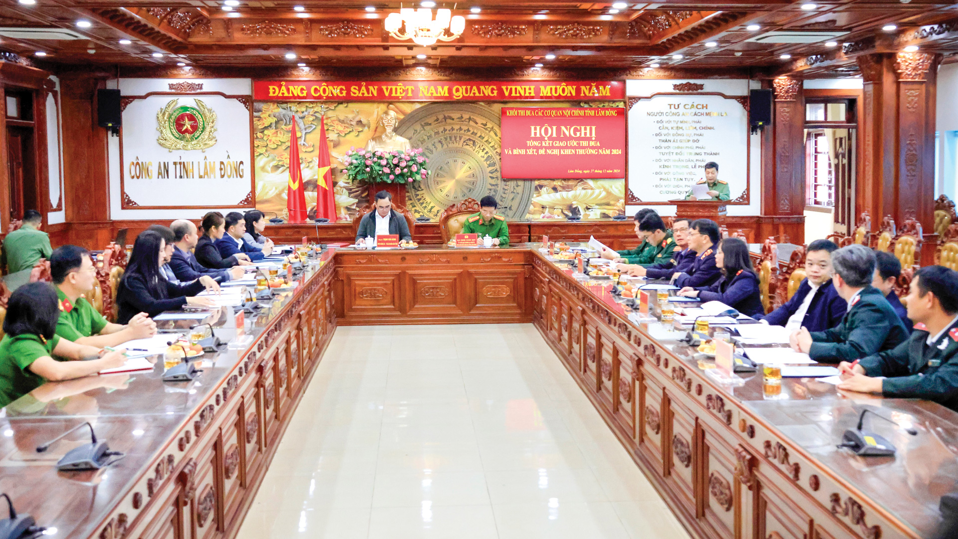 Các cơ quan Khối Nội chính thực hiện tốt giao ước thi đua
