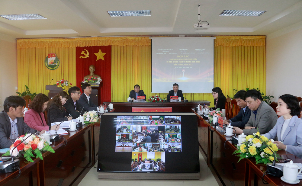 Triển khai Cuộc thi chính luận về bảo vệ nền tảng tư tưởng của Đảng lần thứ 3