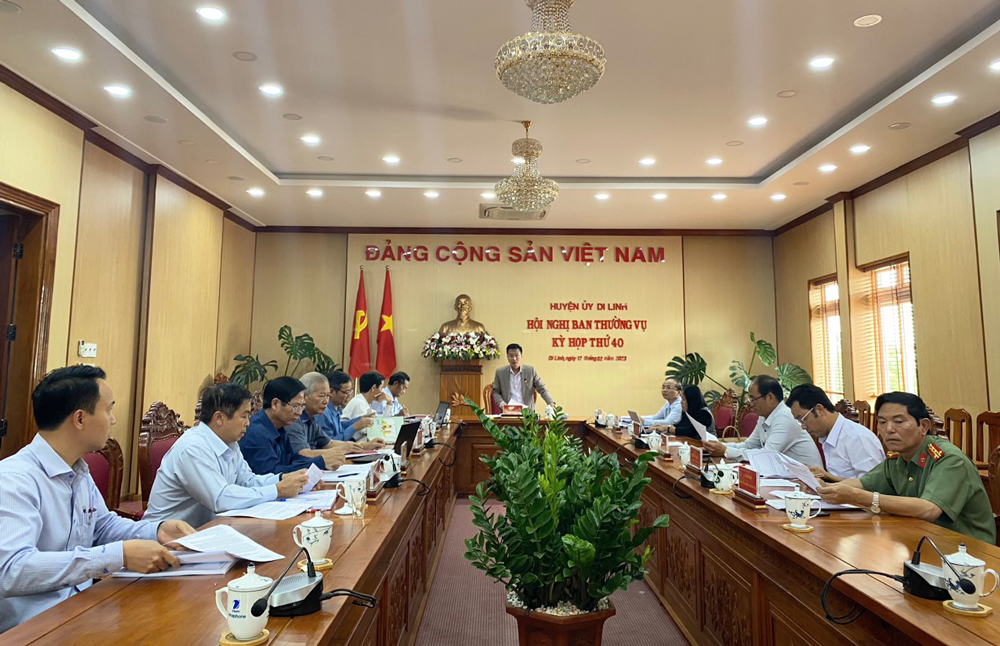 Hội nghị Huyện uỷ Di Linh lần thứ 40
