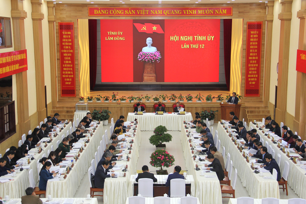 Hội nghị Tỉnh ủy Lâm Đồng lần thứ 12