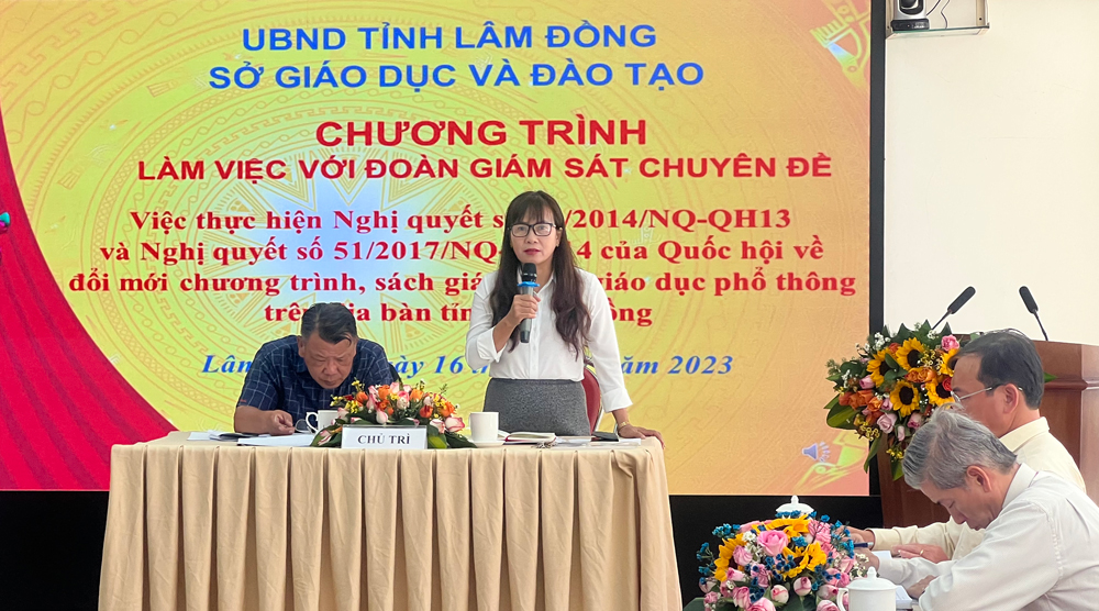 Đoàn ĐBQH giám sát về đổi mới chương trình, sách giáo khoa giáo dục phổ thông