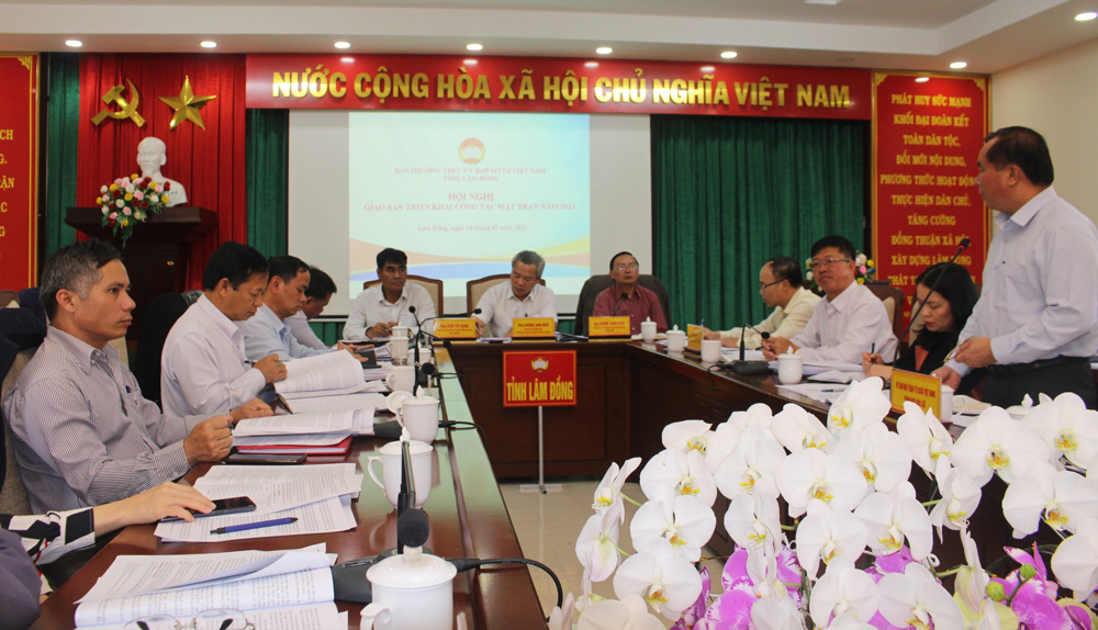 Triển khai công tác Mặt trận năm 2023