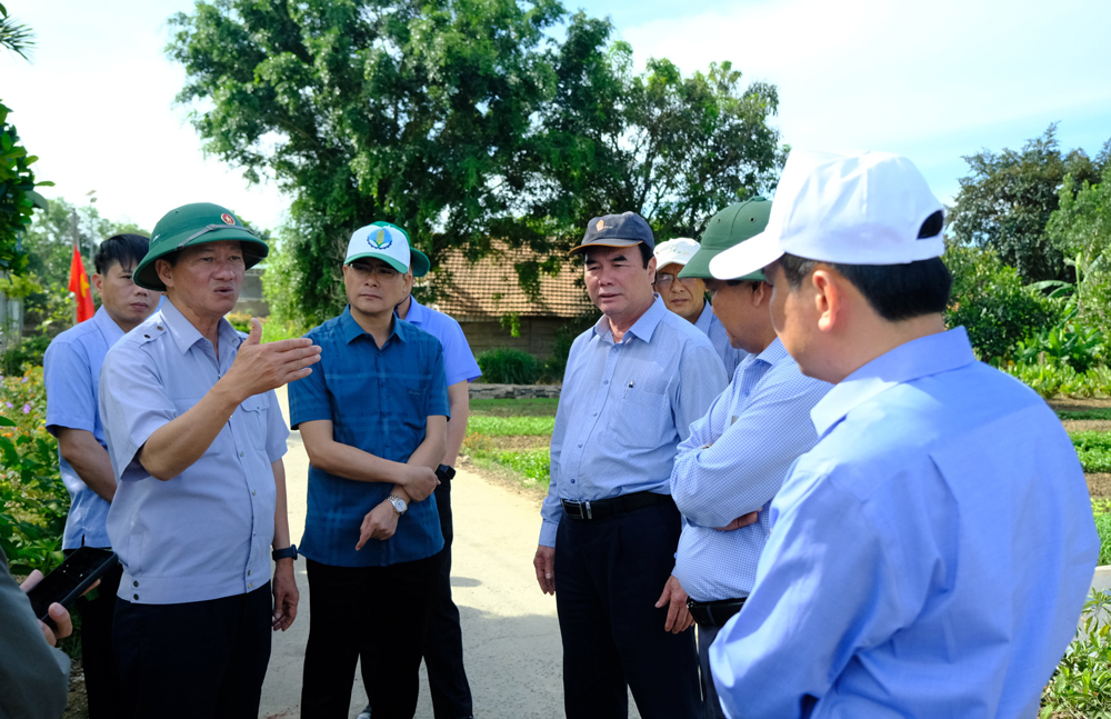 Bí thư Tỉnh uỷ kiểm tra tại huyện Cát Tiên