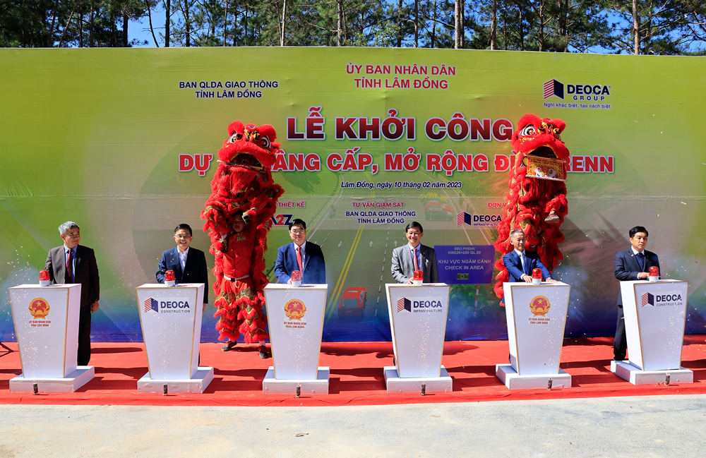 Khởi công Dự án nâng cấp, mở rộng đèo Prenn